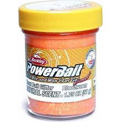 Berkley Powerbait Bloodworm, Fluorescent Orange