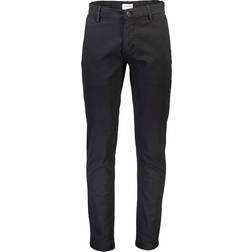 Lindbergh Superflex Chinos med Bælte - Sort