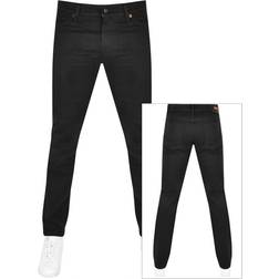 HUGO BOSS Slim-fit jeans in black-black comfort-stretch denim