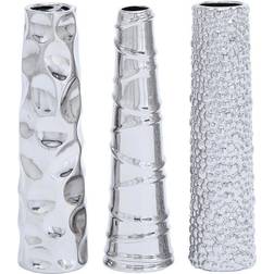 Litton Lane Varying Patterns Vase 31.2cm 3pcs