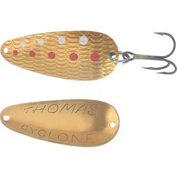 Thomas Lures Cyclone Spoon 1-3/4" Gold Gold