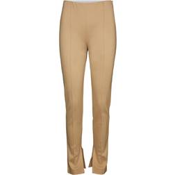 Vero Moda Aware – Svarta byxor med slits och dekorativ söm framtill, del av set-Svart/a