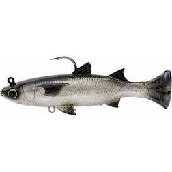 Savage Gear Pulse Tail Mullet RTF Swimbait 4in Silver Mullet