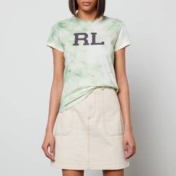 Polo Ralph Lauren Women's Rl Tie Dye Short Sleeve T-Shirt Outback Green/Nevis