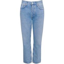 Agolde Fen High-Rise Straight-Leg Organic Jeans