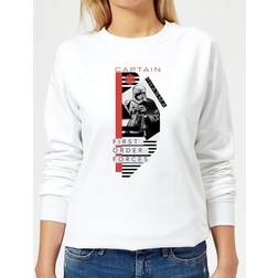 Star Wars Captain Phasma Damen Pullover - Weiß