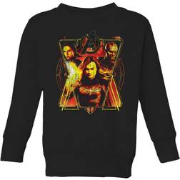 Marvel Sweat-shirt Avengers Endgame Distressed Sunburst - Enfant - Noir