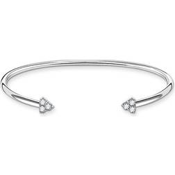 Thomas Sabo AR105-051-14-L17.5 Bangle - Silver/Transparent