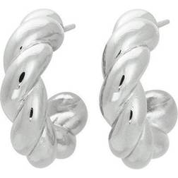 Edblad Rope Creoles M Earrings - Silver