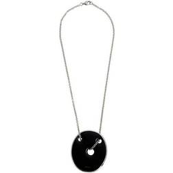 Breil TJ0821 Collier avec Pendentif Femme Acier Email Noir