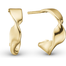 Christina Christina Øreringe Curved Leaf