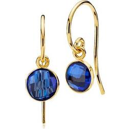 Izabel Camille Prima Donna Earrings - Gold/Blue