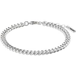 Pilgrim Fuchsia Bracelet - Silver