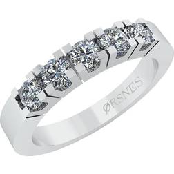 Smykkekæden Henrik Ørsnes Design 14 Karat Vitguld Ring Med Diamanter 0,25 Carat TW/SI