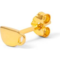 LULU Copenhagen LULU Copenhagen Date Plated Earring Single sterling plated Gold/Gold