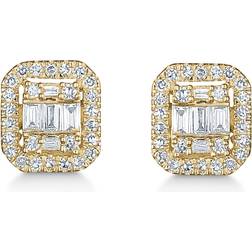 Mads Z Elizabeth Earrings - Gold/Diamonds