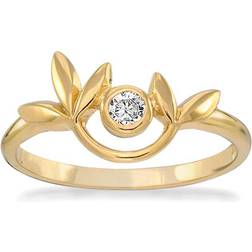 Rabinovich Leafy Glaze Forgyldt Ring
