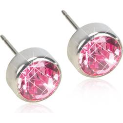 Blomdahl Titanium Light Rose Bezel