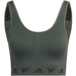 Adidas Aeroknit Light-support Bra - Vihreä