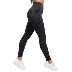 Gavelo Antracite Camo Leggings - Antracite Grey