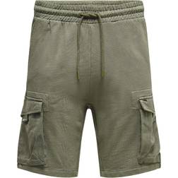 Only & Sons Nicky Sweatshorts, Canteen