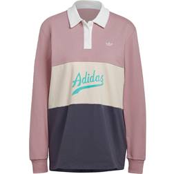 Adidas Modern B-Ball Long Sleeve Shirt - Magic Mauve/Shadow Navy