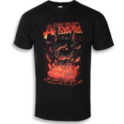 ROCK OFF t-shirt metal til mænd asking alexandria metal hand rock off
