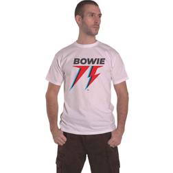 David Bowie David Bowie: Unisex T-Shirt/75th Logo (Large)