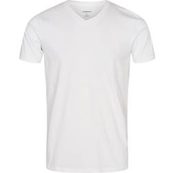 Lindbergh Stretch V-Neck T-shirt - White