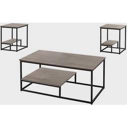 Monarch Specialties Trim Coffee Table 55.9x107.3cm 3pcs