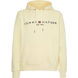 Tommy Hilfiger Flex Fleece Logo Hoody - Lemon Twist