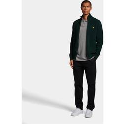 Lyle & Scott Knitted Rib Zip Through Cardigan Mens