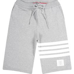 Thom Browne Engineered Stripe Sweat Shorts - Light Grey