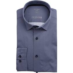 Olymp Luxor 24/Seven Shirt - Navy Blue