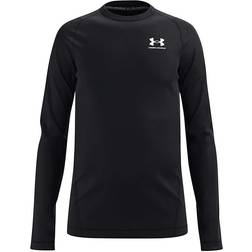 Under Armour Boys' ColdGear Long Sleeve T-shirt - White/Black