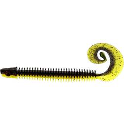 Westin RingTeez Curly-tail 10cm Black/Chartruse