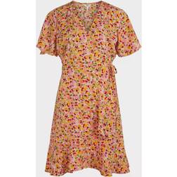 Object Papaya Wrap Dress
