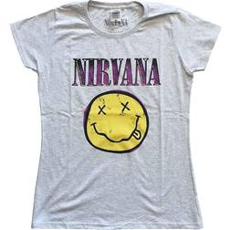 Nirvana: Ladies T-Shirt/Xerox Smiley (XX-Large)