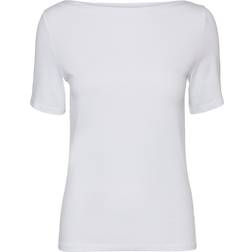 Vero Moda Camiseta De Manga Corta Panda Modal - Blanco