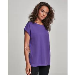 Urban Classics Ladies Extended Shoulder Tee (Ultra Violet, 5XL)