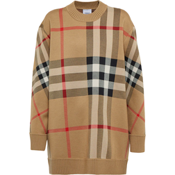 Burberry Calee Check Jacquard Sweater
