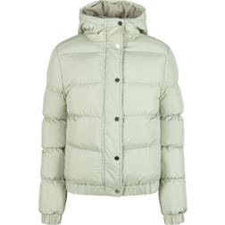 Urban Classics Hooded Puffer Jacket - Ladies - Menta