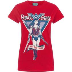 Wonder Woman Kvinnor/Damer deltar kampen T-Shirt