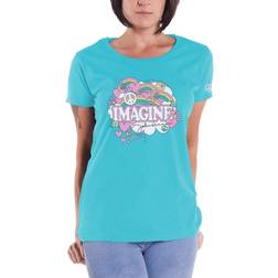 John Lennon John Lennon Rainbows, Love & Peace Ladies T-shirt
