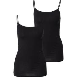 Schiesser Spaghetti Top Wit 2P - Ecologisch Katoen