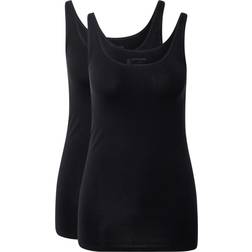 Schiesser TOP 2-PAK 174389 000 (Black, 40)