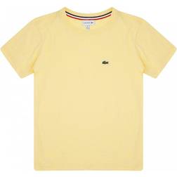 Lacoste Kid's Crew Neck Cotton Jersey T-shirt - Yellow