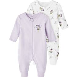 Name It Tuta Per Dormire 2 Confezioni Orchid Petal - Lilla