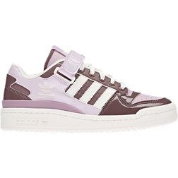 adidas Junior Forum Low Shoes - Burgundy/Cloud White/Almost Pink