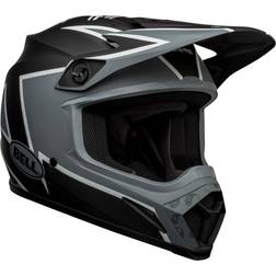 Bell Casco de Cross MX-9 Mips Twitch Negro Mate-Gris-Blanco